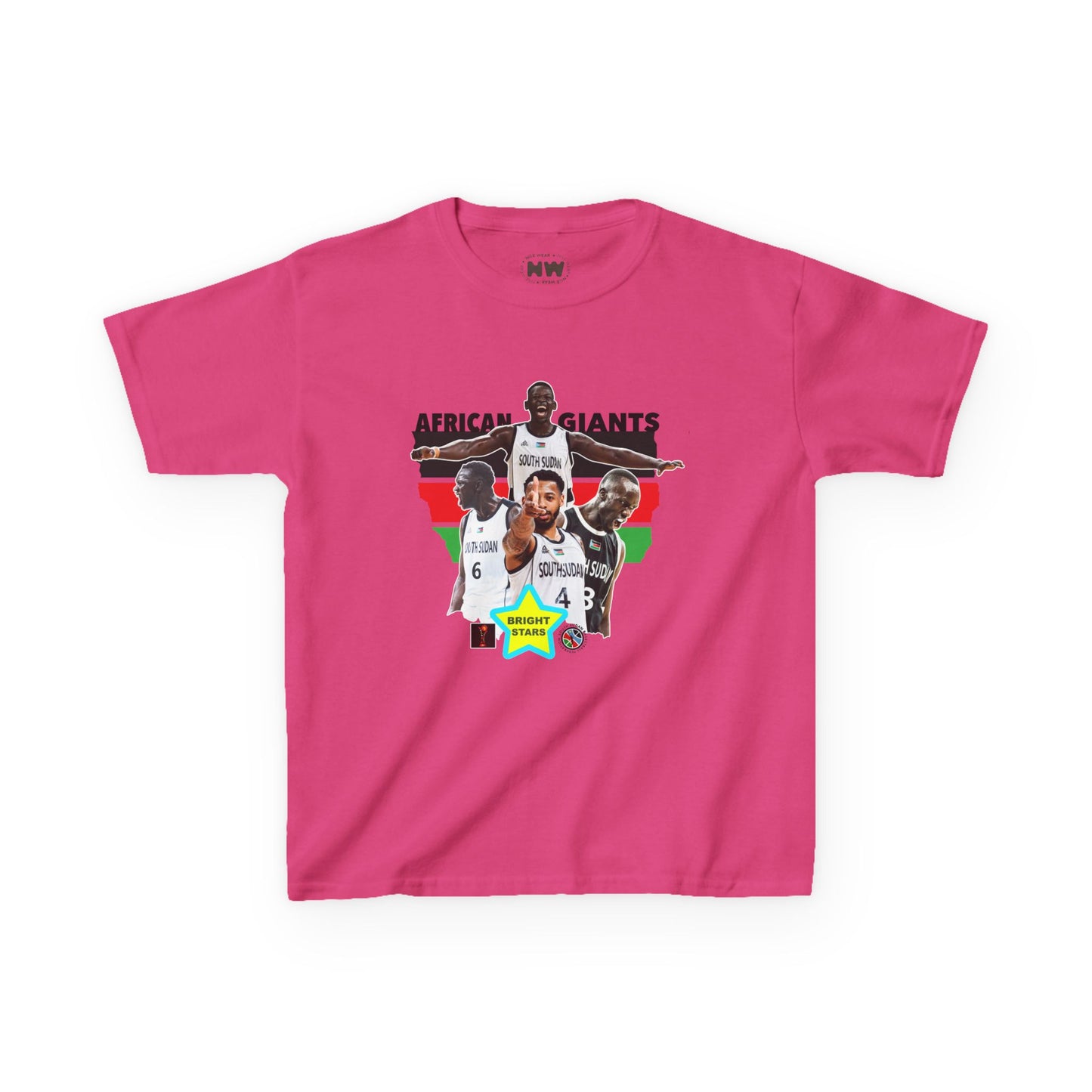 African Giants Kids Tee - Celebration of Culture, Custom Tee, Sports Fan Shirt, Gift for Young Athletes, African Pride Apparel